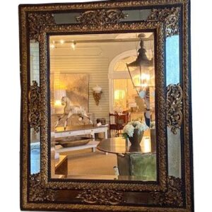 Belgian Repoussee Bronze Mirror