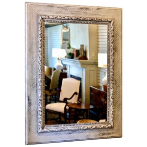 a room filled with furniture and a fireplace